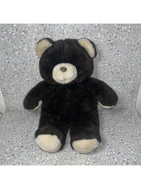 Vintage Fable Toy Company Realistic Brown Bear Kids Stuffed Animal Plush 1997